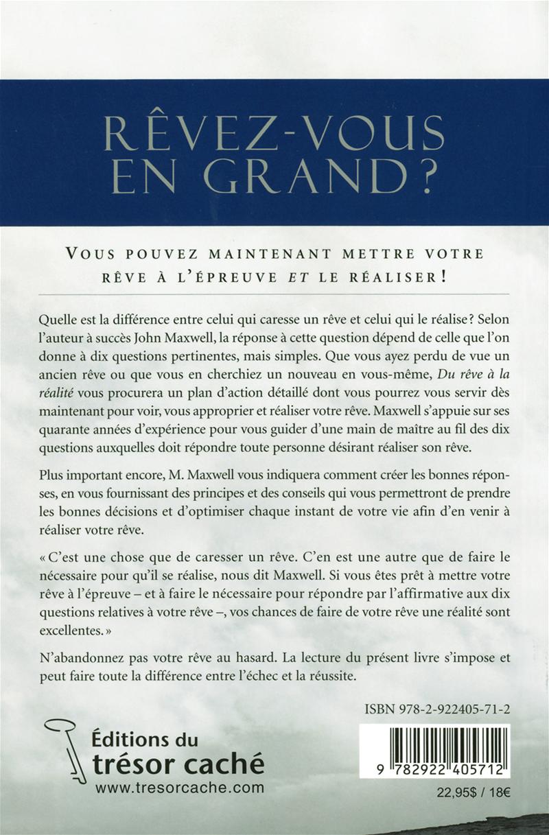 DU RÊVE À LA RÉALITÉ (10 questions pour mettre votre rêve à l'épreuve et le Concrétiser) – Image 2